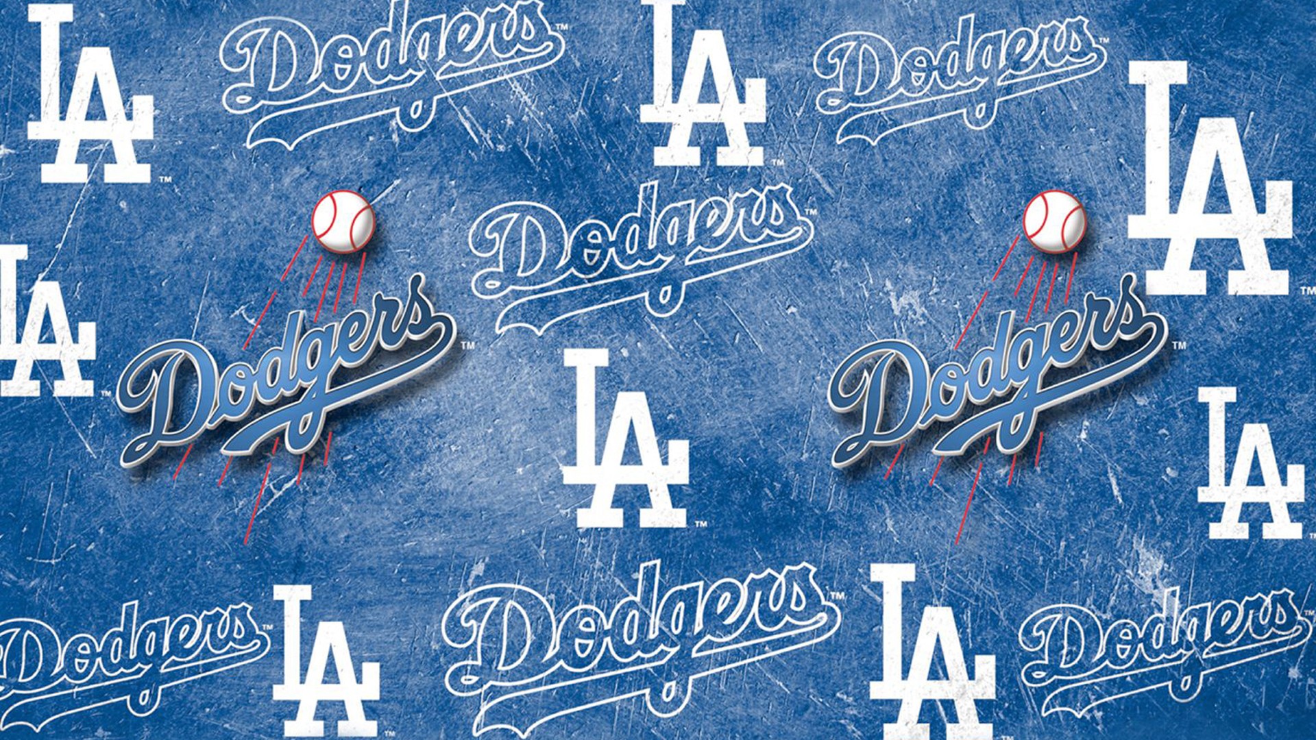 Words Of LA Dodgers With Blue And White Background HD Dodgers Wallpaper