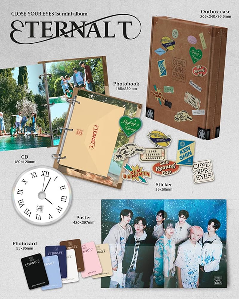CLOSE YOUR EYES ETERNALT 1st Mini Album (PHOTOBOOK Ver.), Home & Kitchen