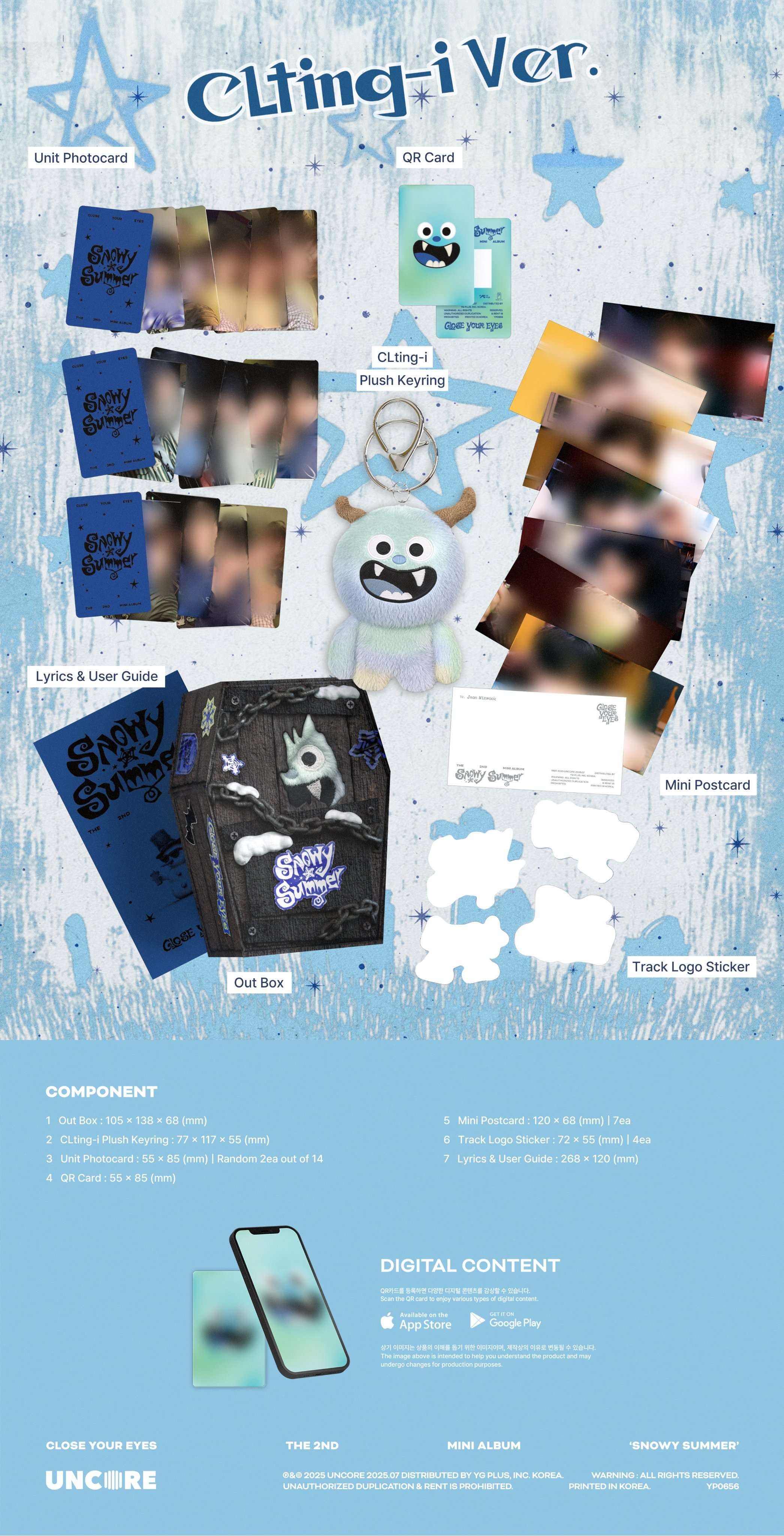 CLOSE YOUR EYES Mini Album 'Snowy Summer' (Album Packaging Preview)