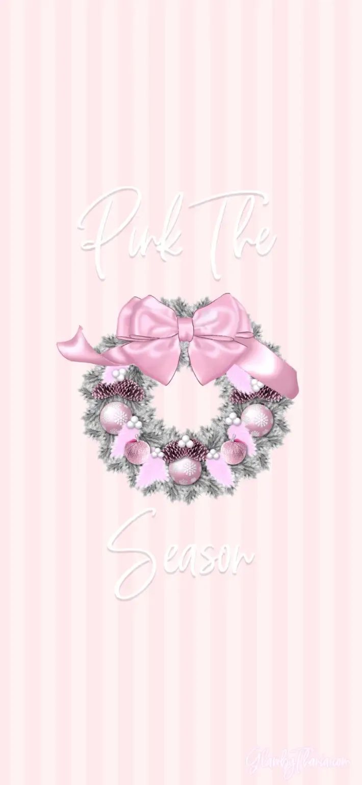 Pink Christmas Wallpaper For The Girly Girls