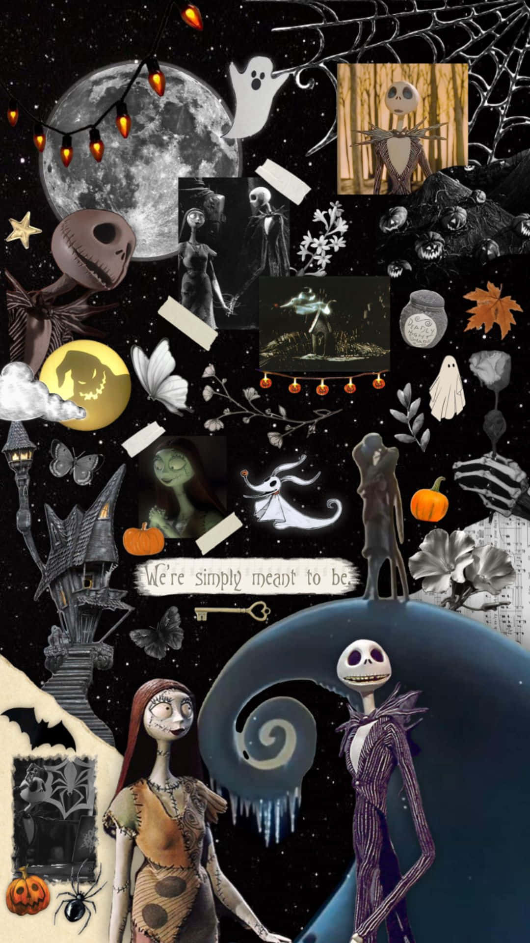 Download Nightmare Before Christmas Collage Wallpaper