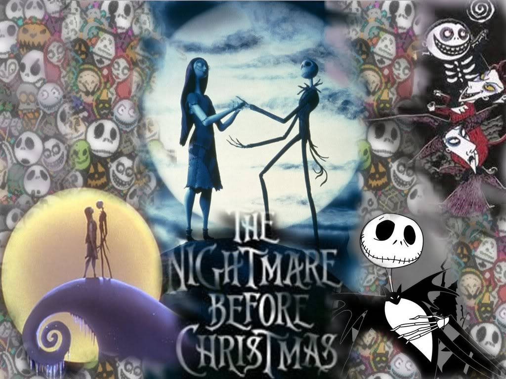 Download The Nightmare Before Christmas Collage Art Wallpaper