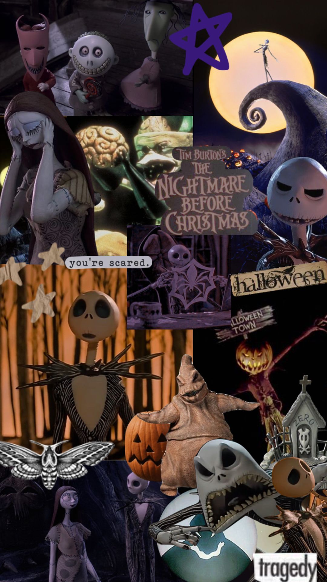 nightmarebeforechristmas #jackskelington #sallyandjack #o. Nightmare before christmas wallpaper, Halloween wallpaper iphone background, Halloween wallpaper cute