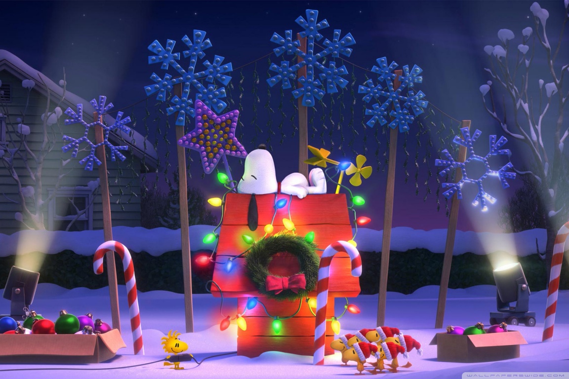 The Peanuts Christmas 4K UHD Wallpaper for UltraHD Desktop and TV, Widescreen and UltraWide Display, Smartphone and Tablet Devices