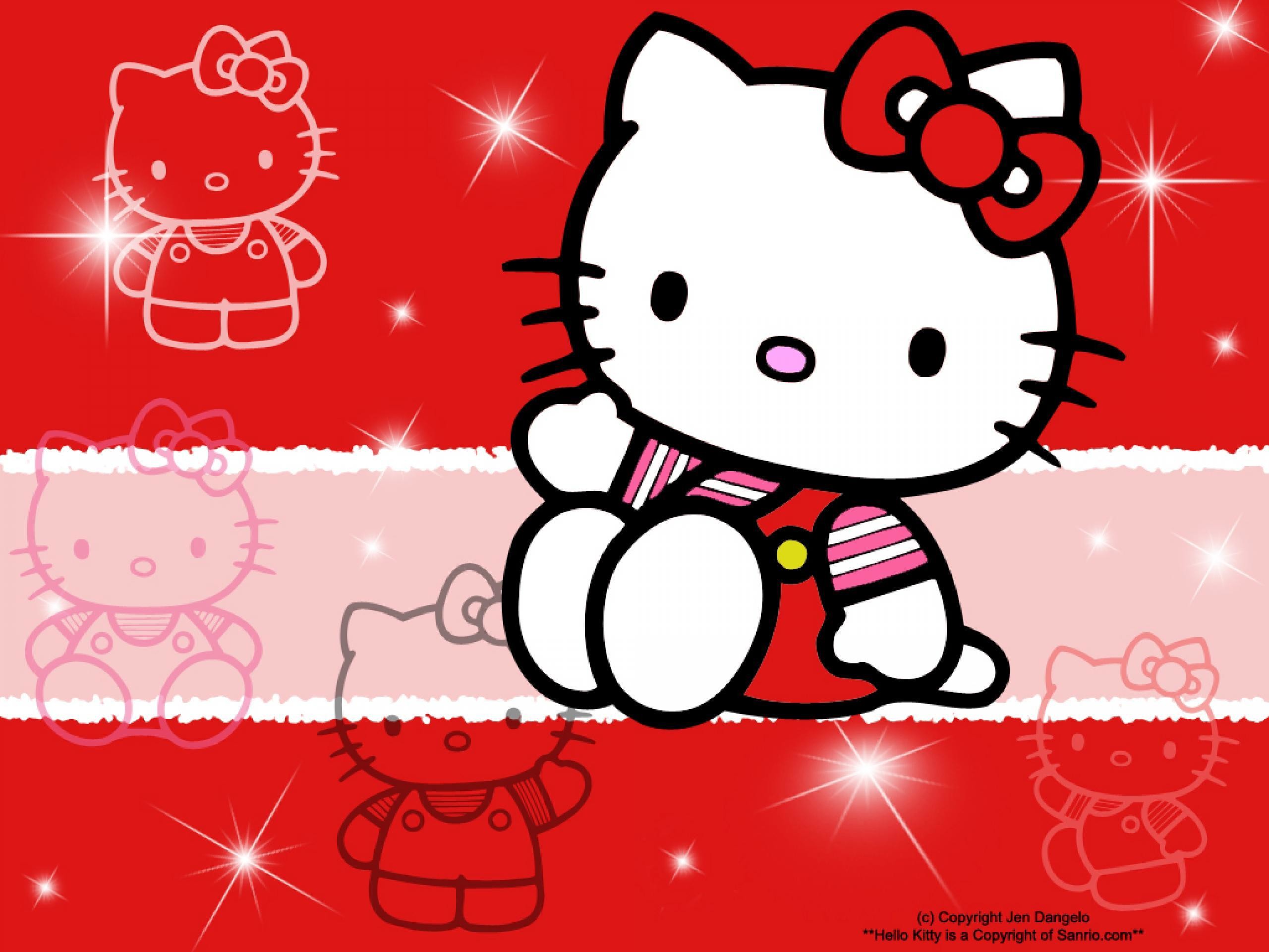 Hello Kitty Merry Christmas Wallpaper