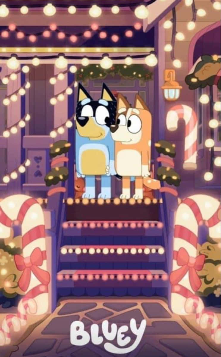 Bluey Christmas Wallpaper