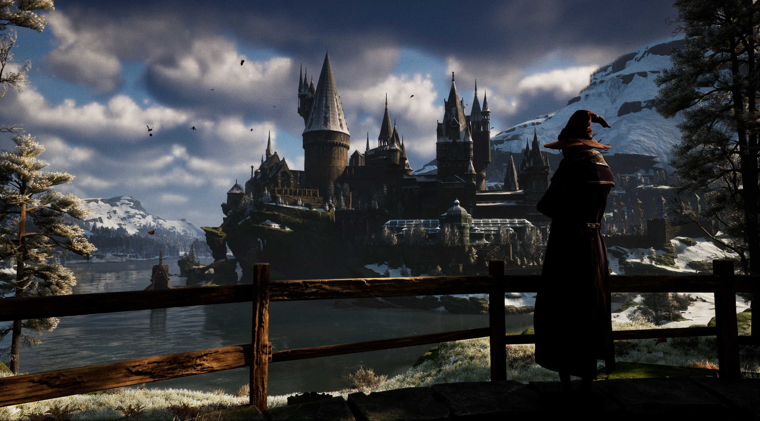 Hogwarts Legacy Overlook (HD Gaming Wallpaper)