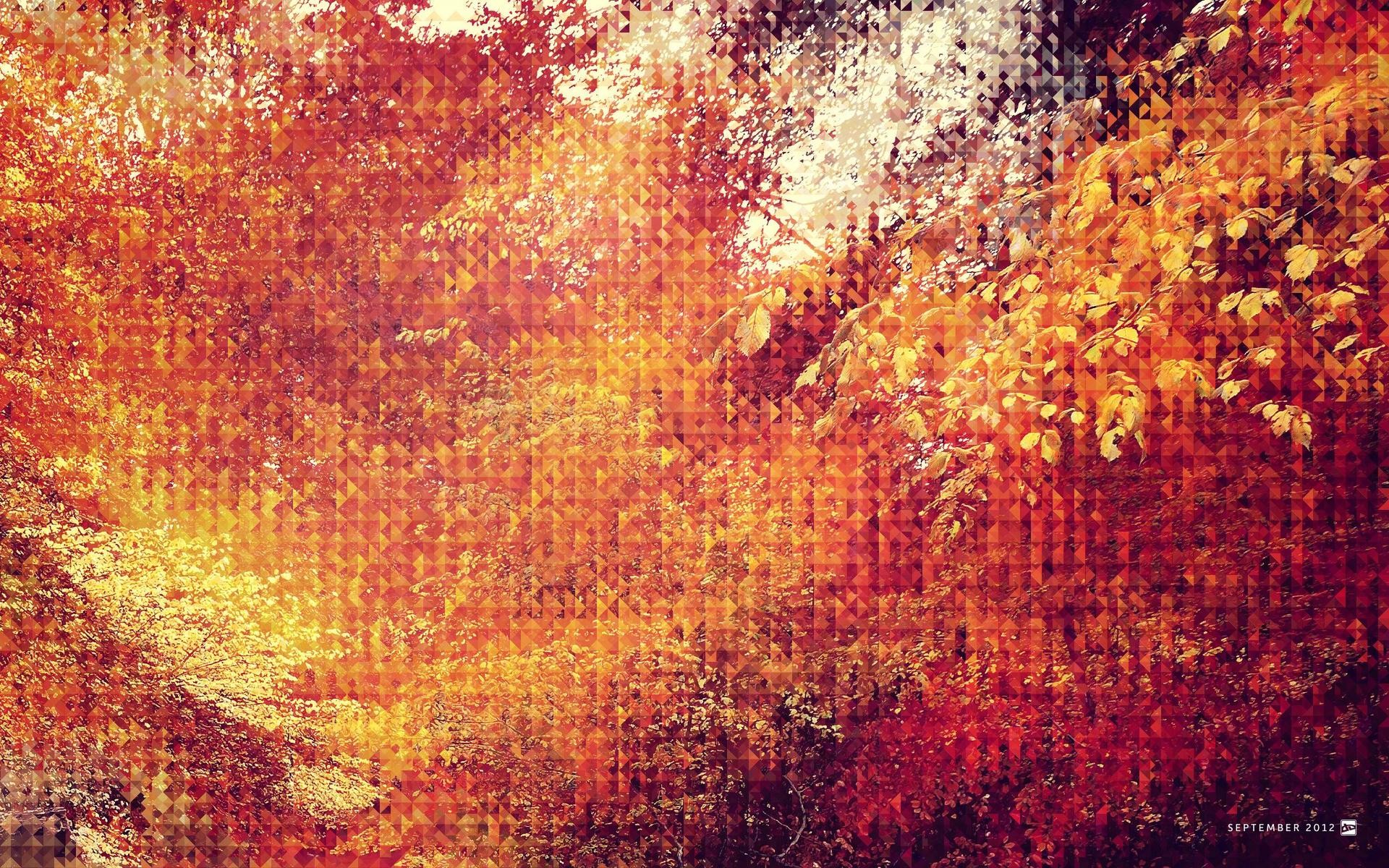 Abstract Fall Wallpaper