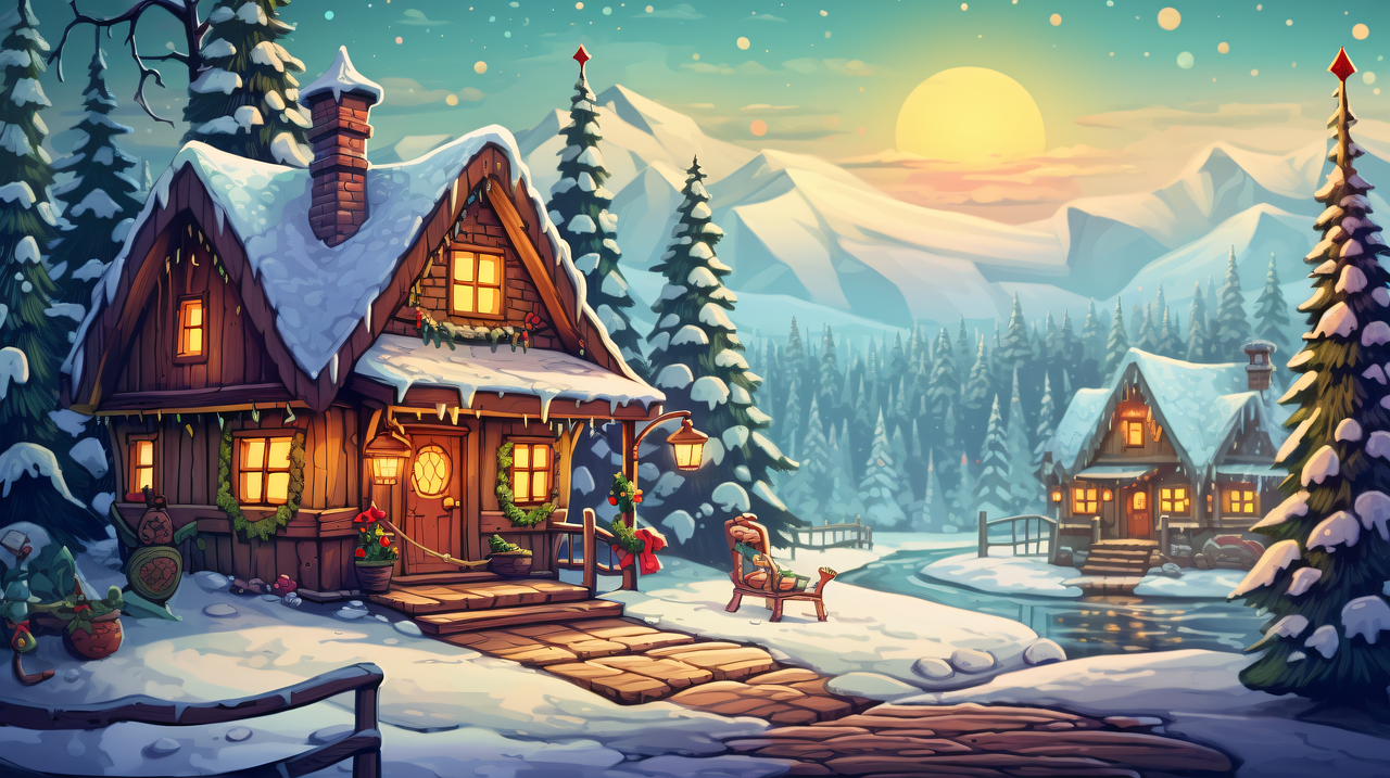 Download Village Houses. Royalty Free Stock Illustration Image