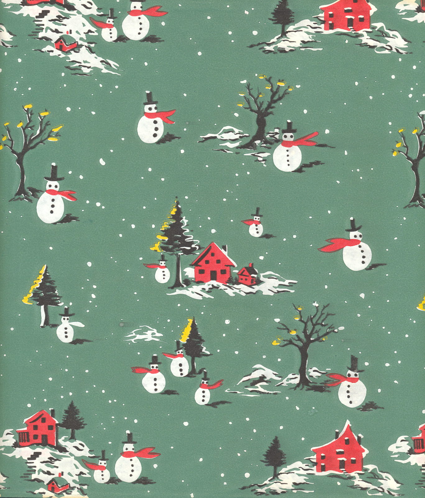 Vintage Christmas Wrapping Paper