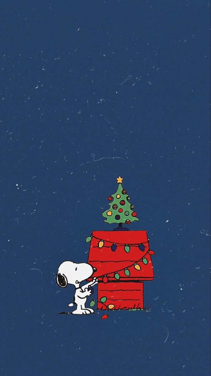 snoopy christmas lockscreen