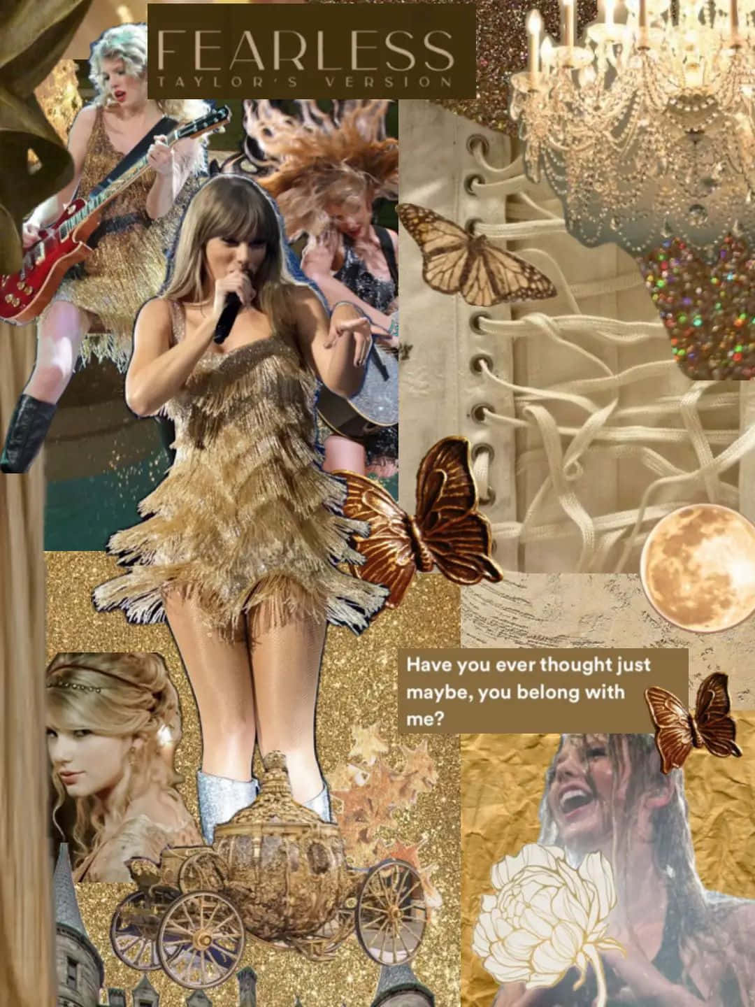 Download Taylor Swift Fearless Aesthetic Wallpaper