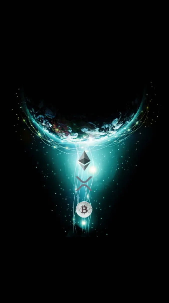 Bitcoin Ethereum XRP wallpaper