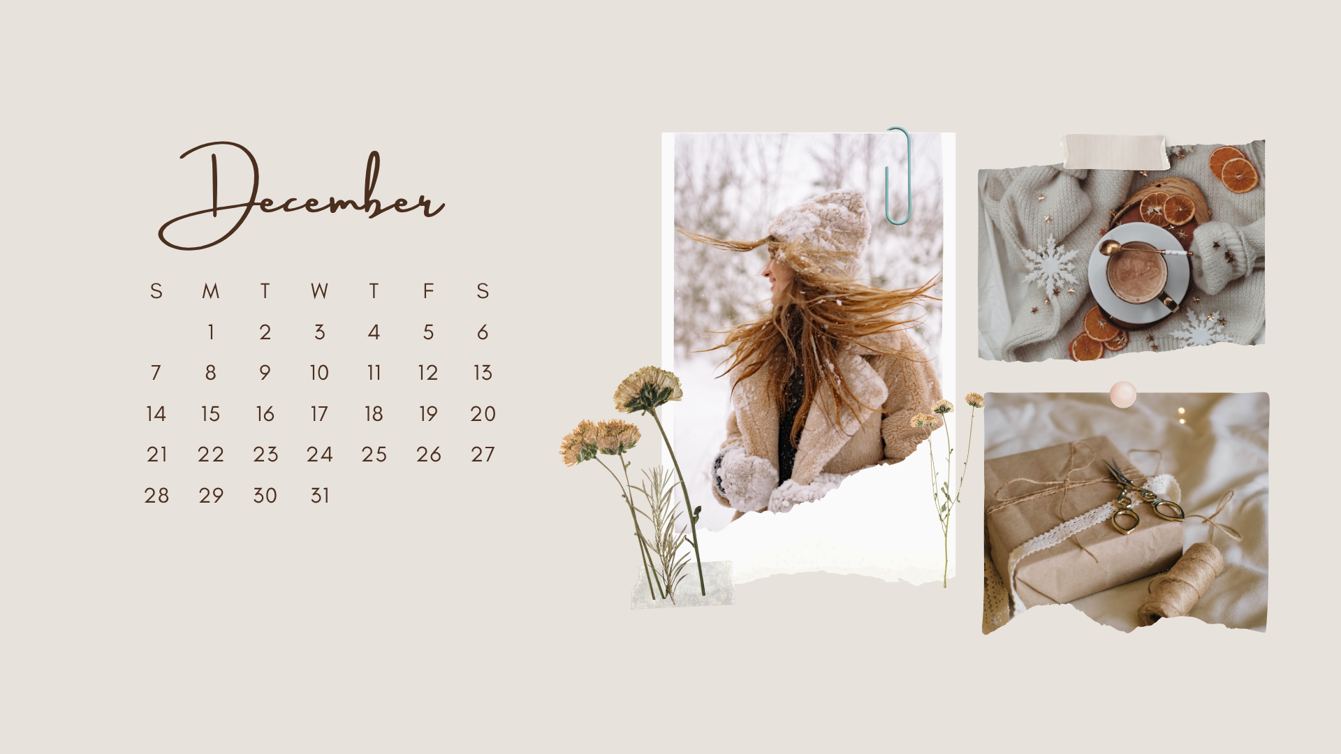 Free December 2025 Desktop Calendar Background (EASY DOWNLOAD)