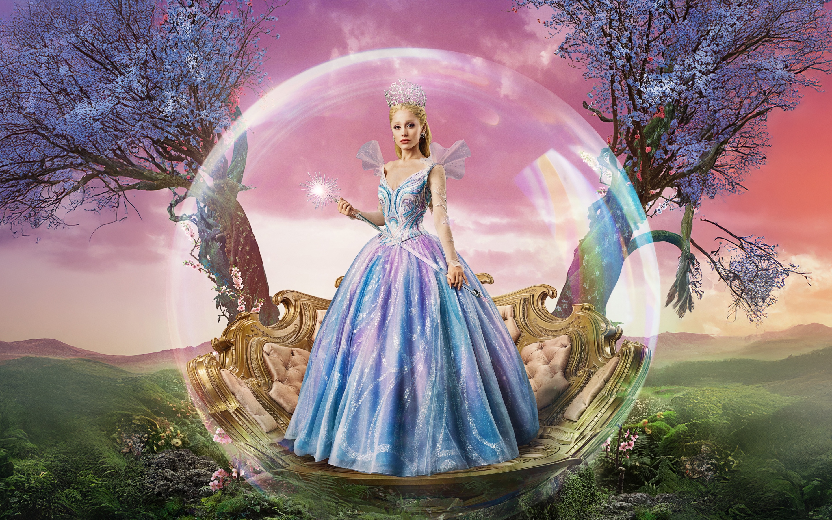 Wicked: For Good Wallpaper 4K, Glinda, Ariana Grande