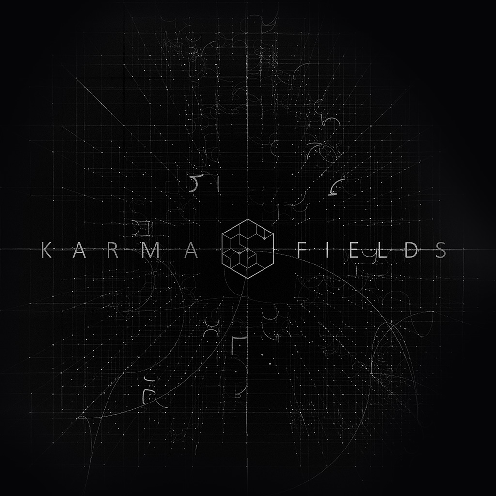 I Love Papers. karma fields art pattern drawing dark bw