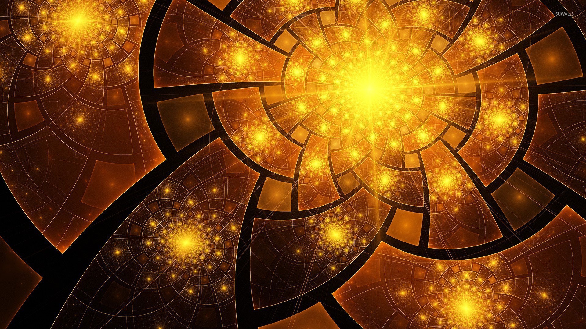 Fractal sparkles wallpaper wallpaper
