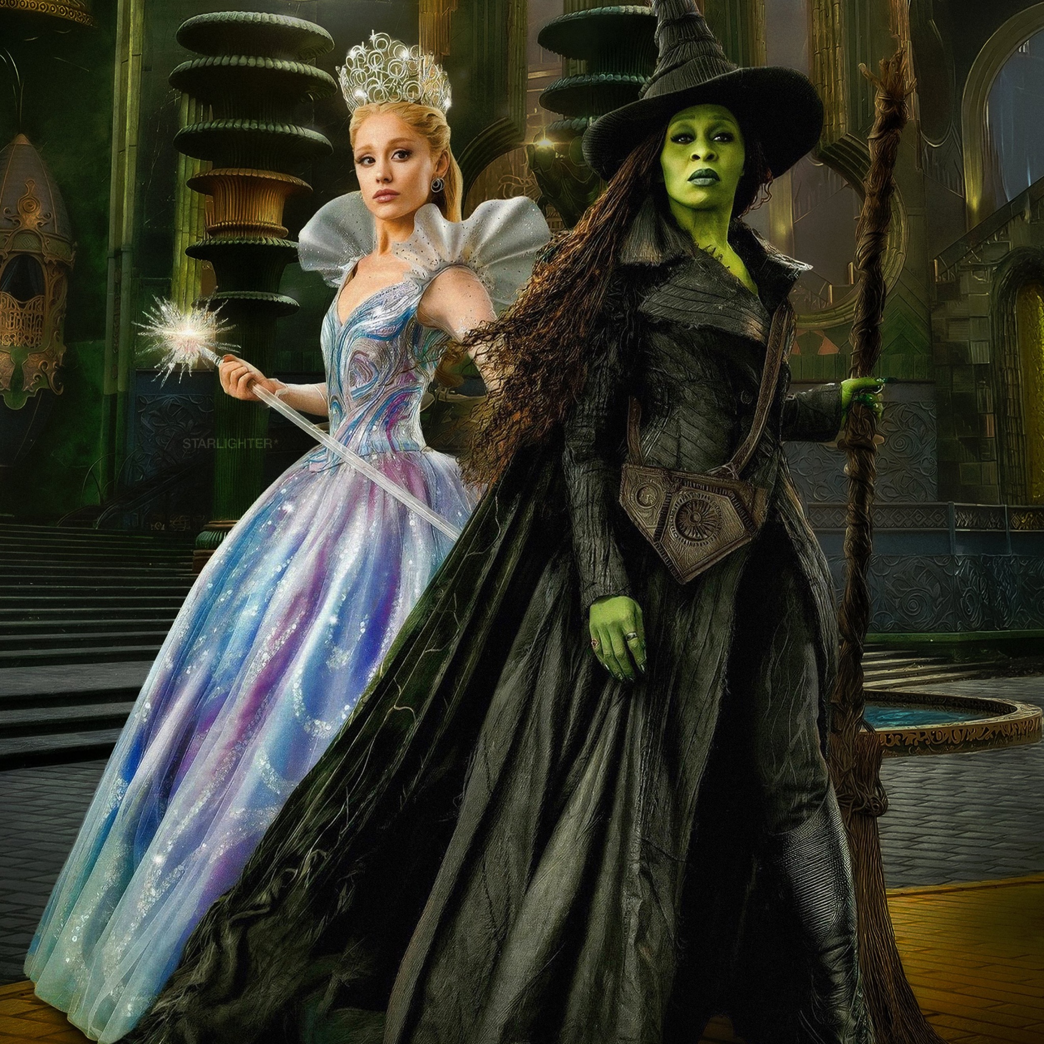 Glinda Wallpaper 4K, Elphaba Thropp, Cynthia Erivo