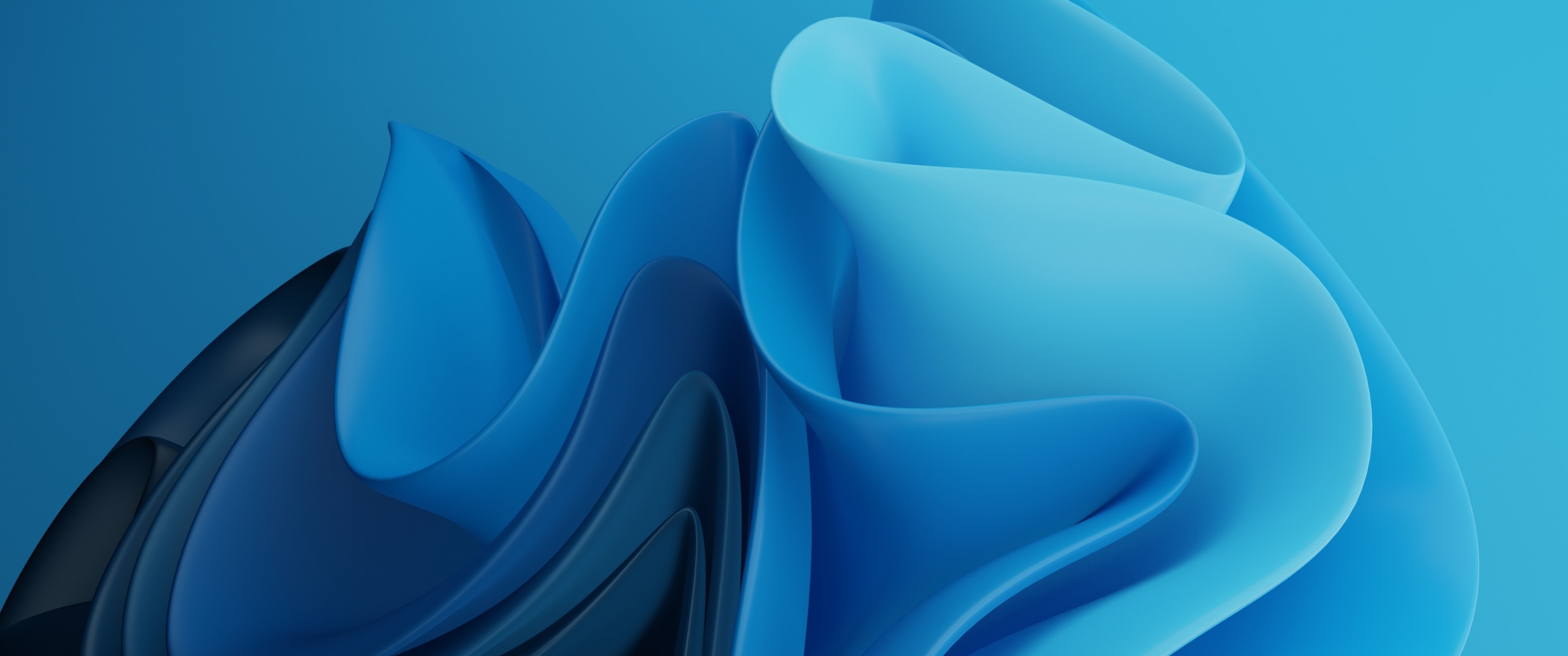 Blue aesthetic Wallpaper 4K, Abstract background