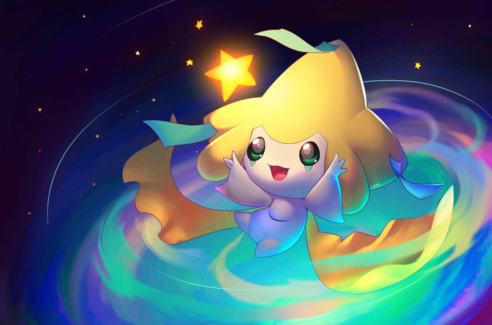Download Pokémon HD Dual Type Jirachi Wallpaper