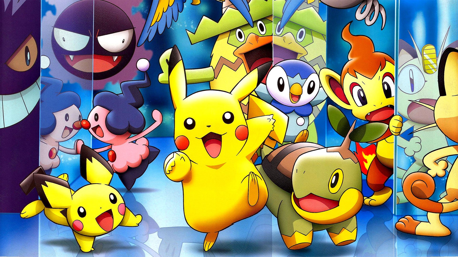 Epic Pokémon HD Wallpaper: Pikachu, Chimchar, Piplup & Friends Unite!