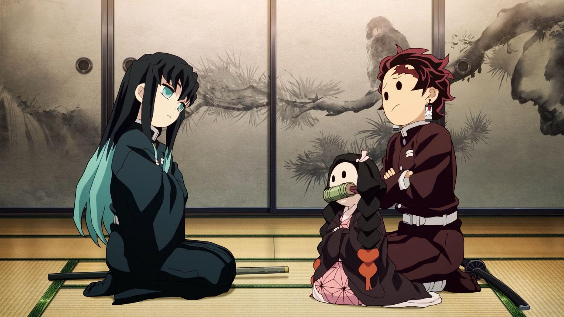 Considering Muichiro already forgot about tanjiro and nezuko due to his memory loss, wouldn't he realistically attack nezuko cuz she's a demon? Why did he not attack her?