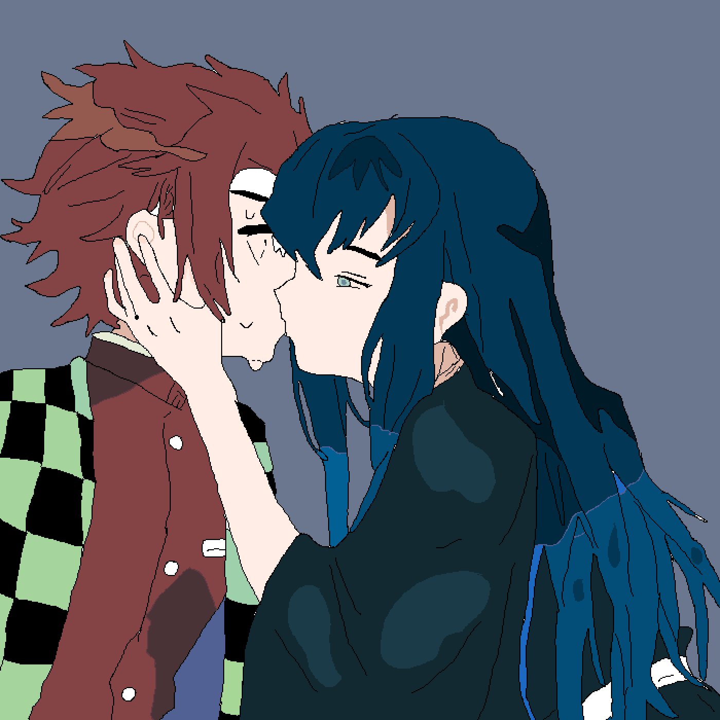 Pixilart x tanjiro