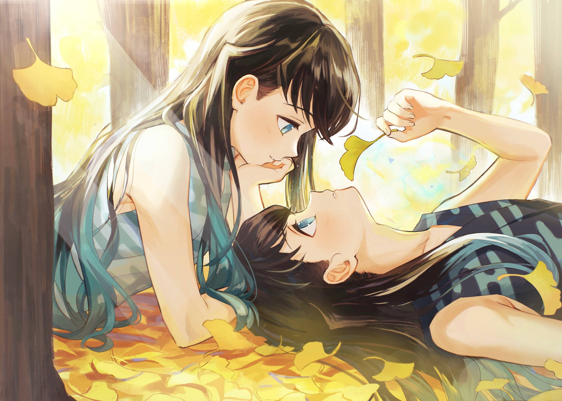 Download Yuichiro And Muichiro Tokito Wallpaper