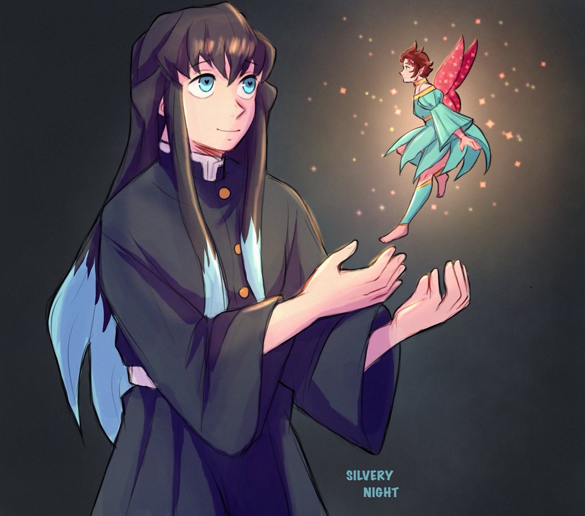 Muichiro meets fairy Tanjirou