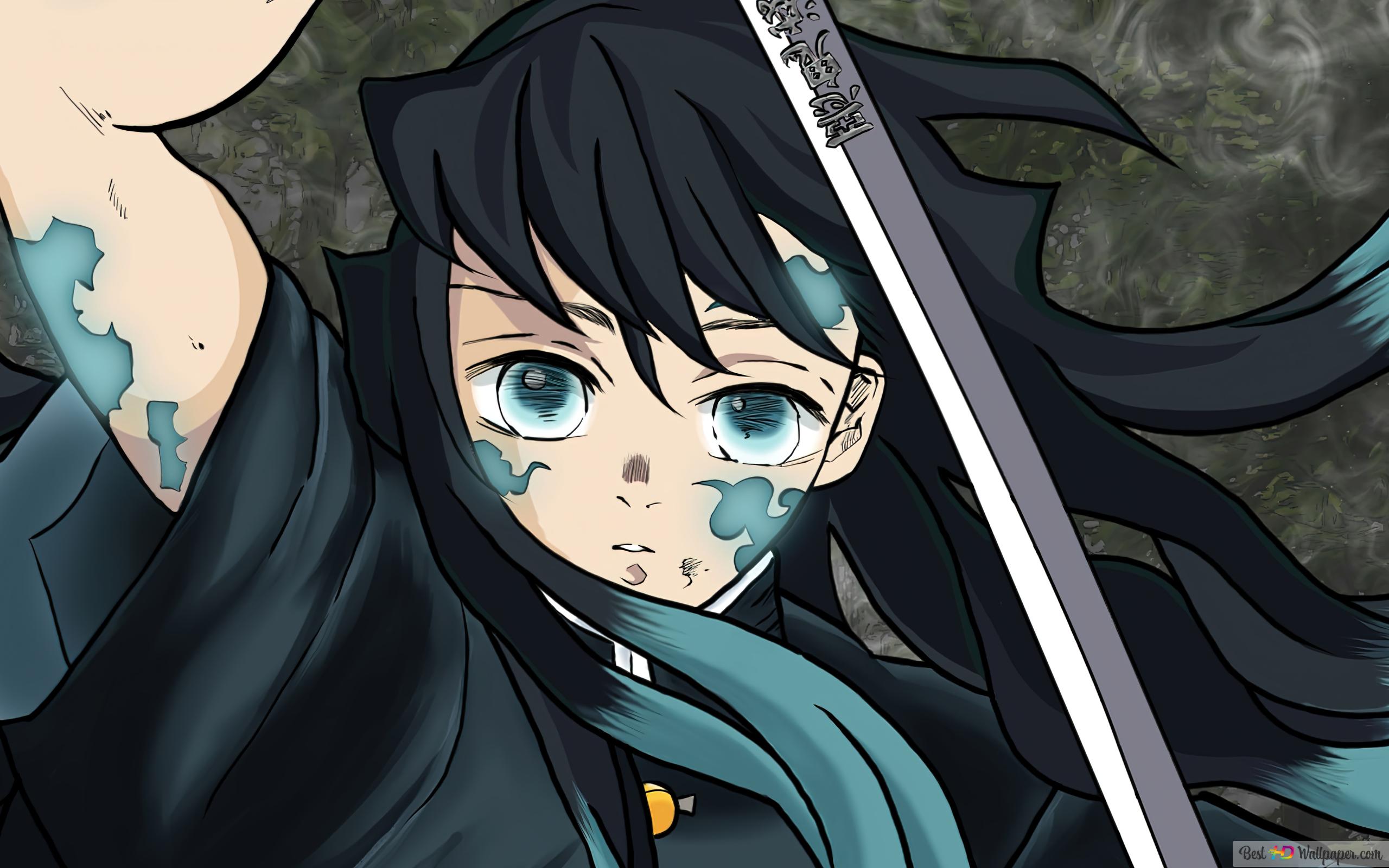 Demon Slayer. Muichiro Tokito 4K wallpaper download