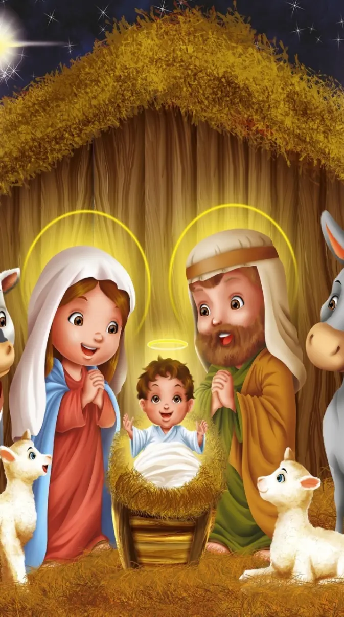 jesus birth wallpaper