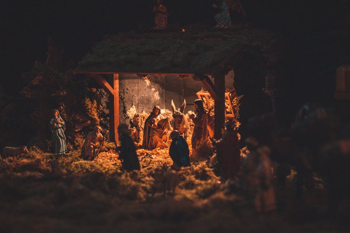 Scene of Birth of Christ · Free