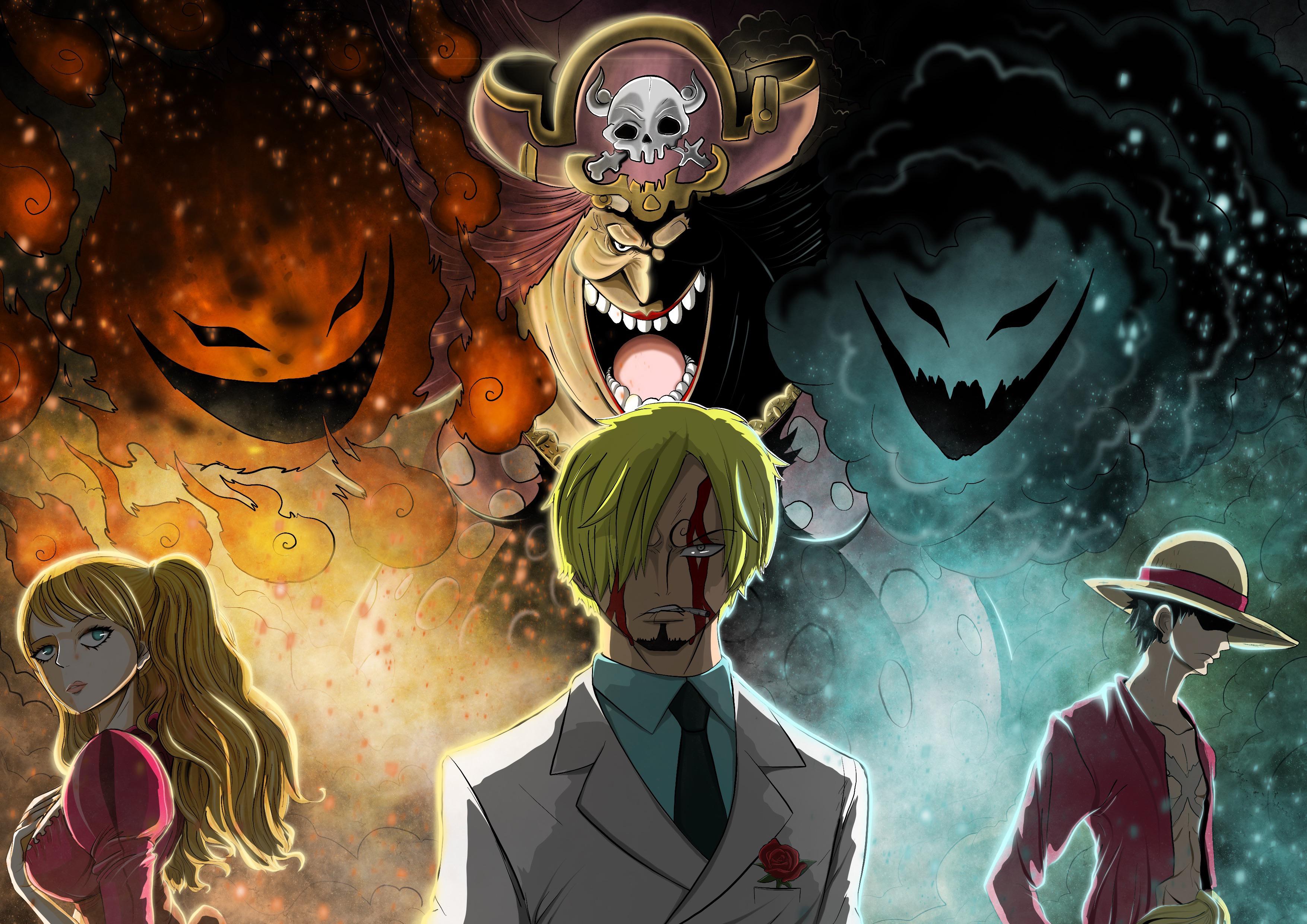 My old art I drew for Whole cake island arc. despite it's flaws, it's still by favourite arcs of one piece!