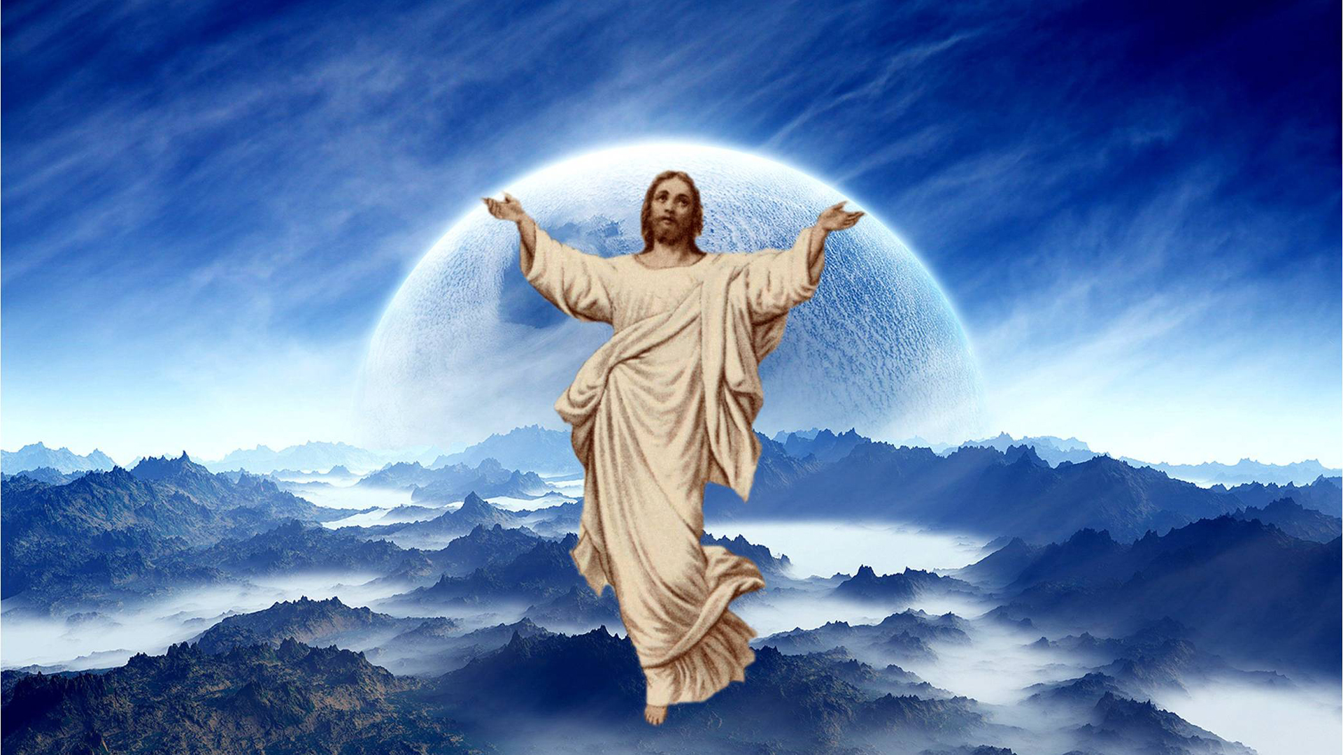 Ascension Heaven Christ Jesus Gospel HD Easter Wallpaper