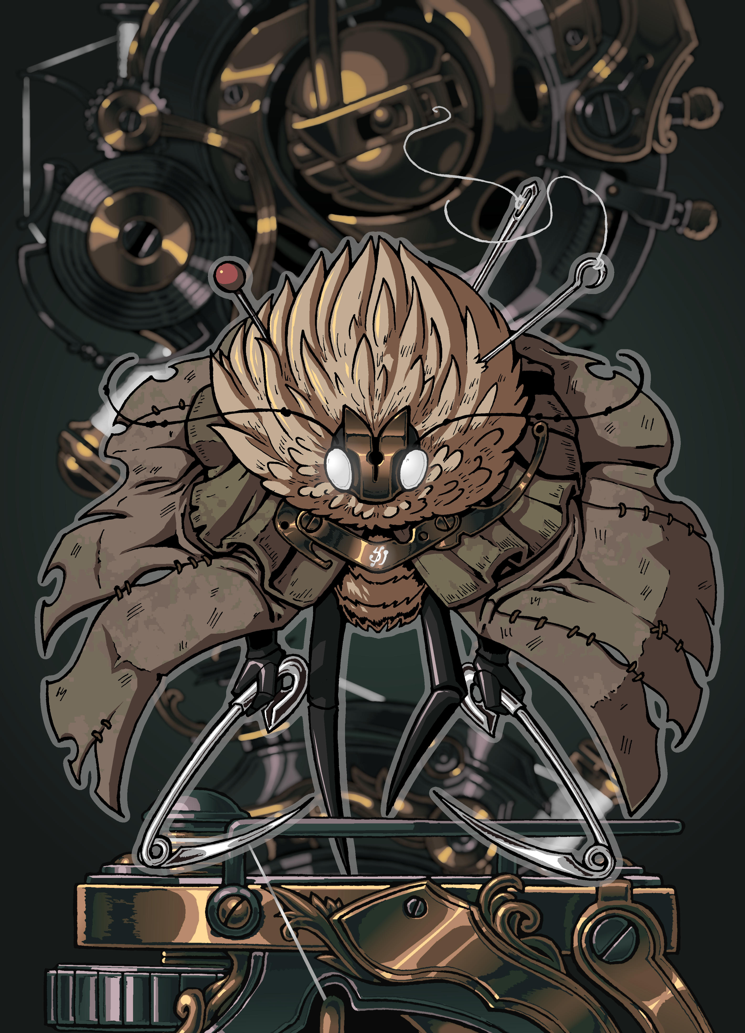 Good Hour, ladies and gentlemen) The clockpunk theme caused a very violent reaction. Oo, but I was just preparing this work