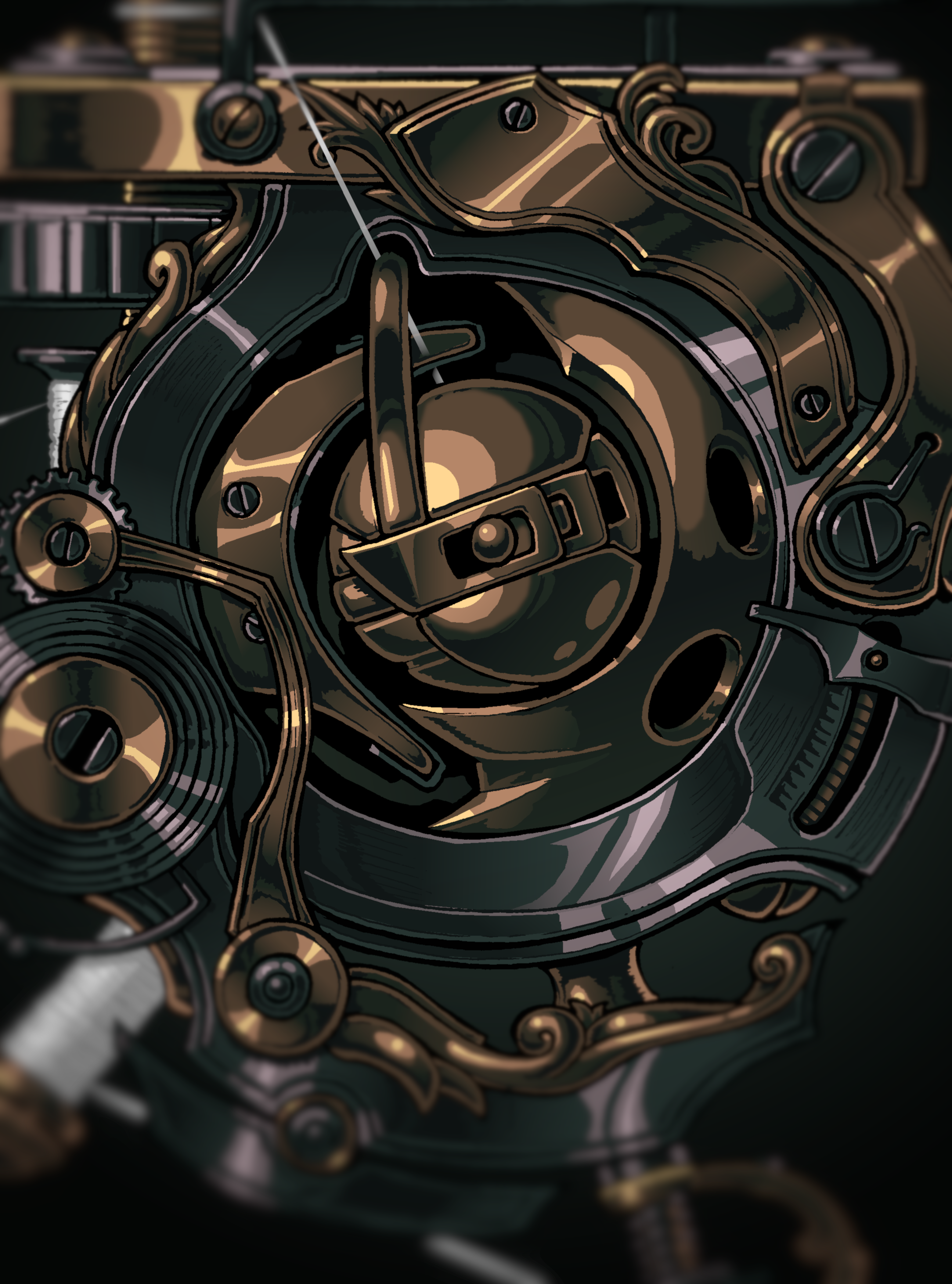 Good Hour, ladies and gentlemen) The clockpunk theme caused a very violent reaction. Oo, but I was just preparing this work