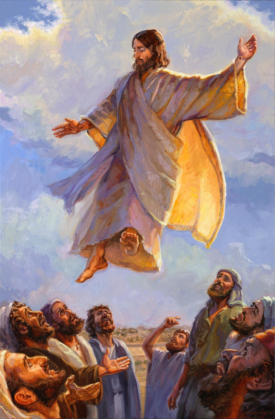The Ascension of Jesus x 10 PREMIUM SATIN Print