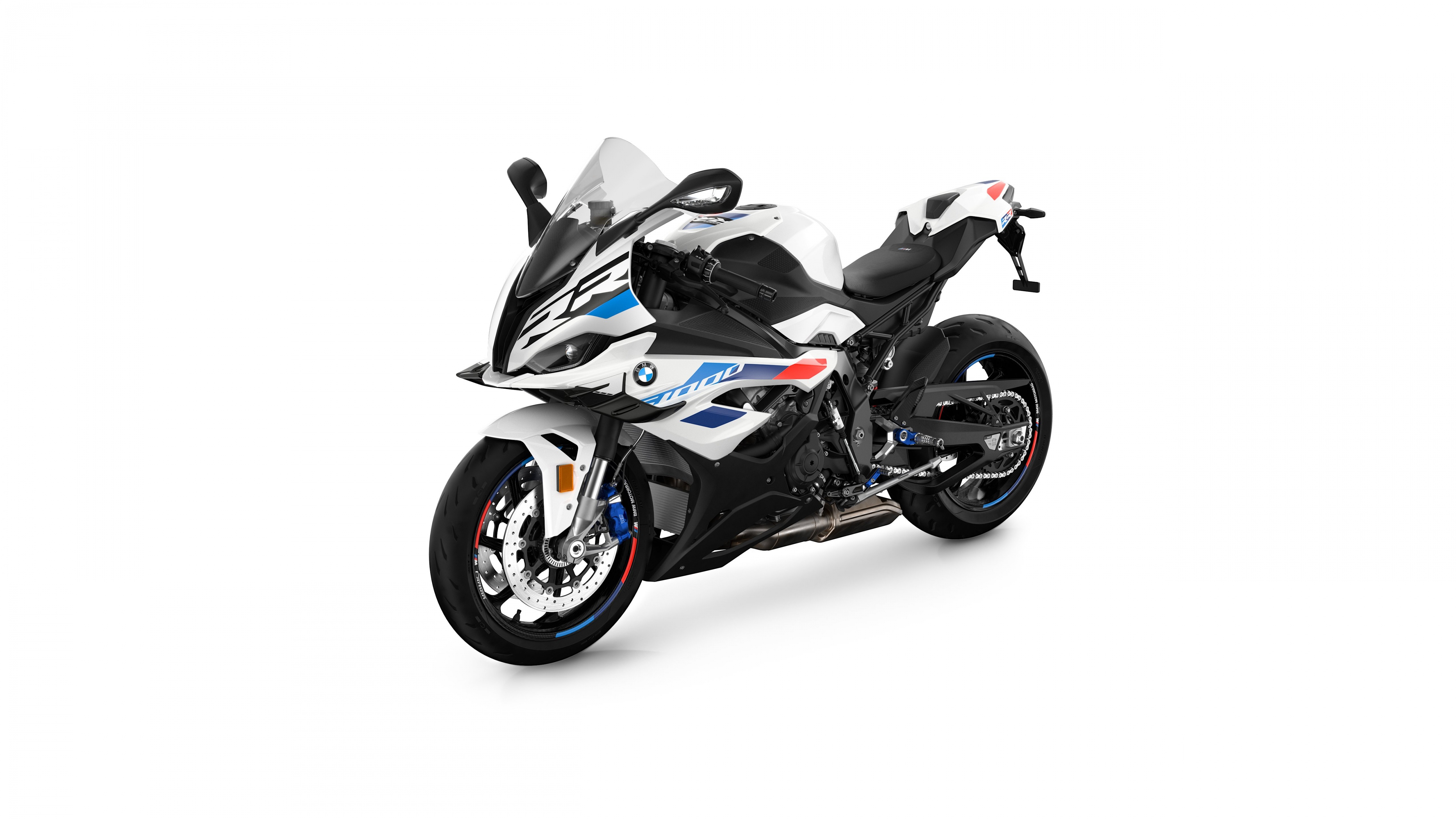 BMW S 1000 RR Wallpaper 4K, White background, 5K