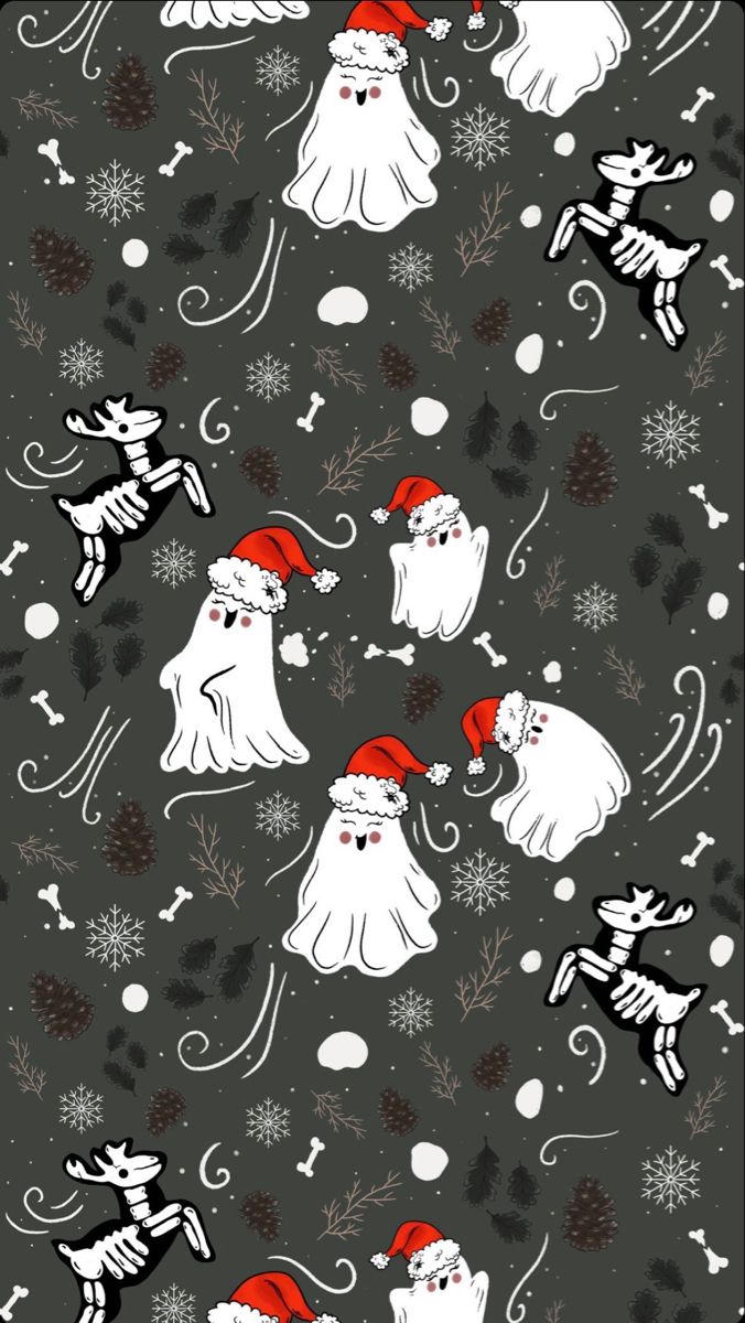 Xmas ghost screen