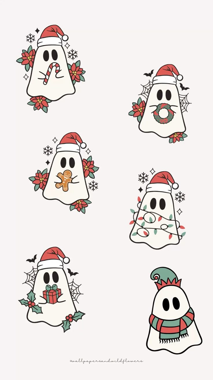 Christmas ghost wallpaper