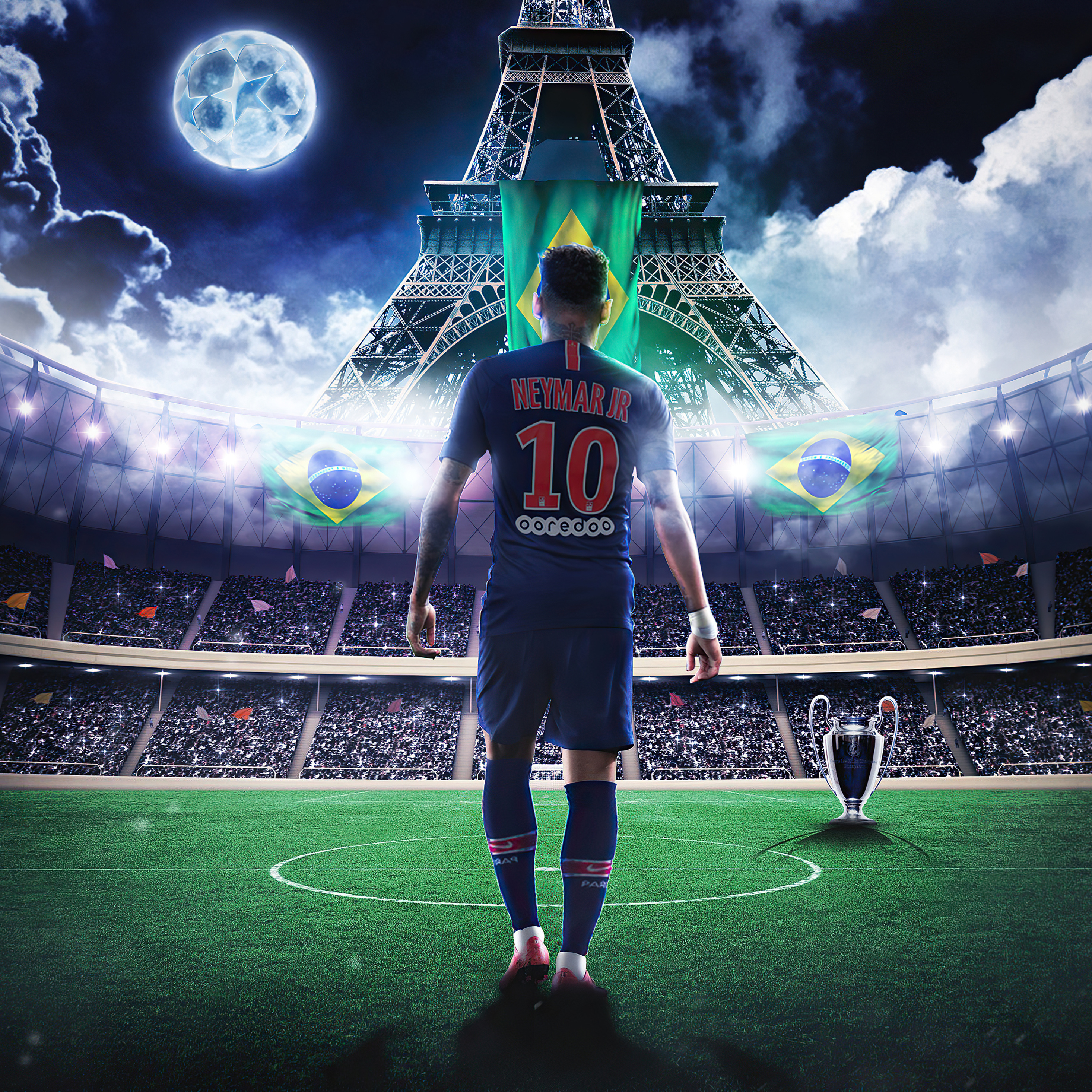 Neymar Jr iPad Pro Retina Display , HD 4k Wallpaper Image, Background, Photos and Picture