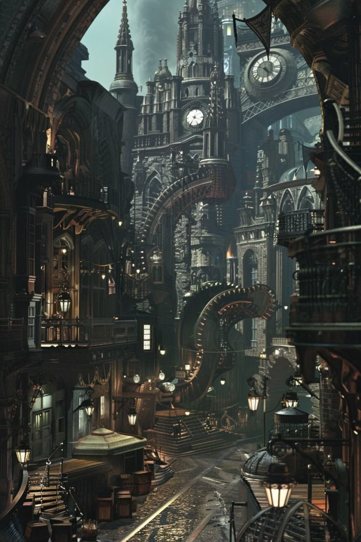 Fantasy City Inspiration: Clockwork City