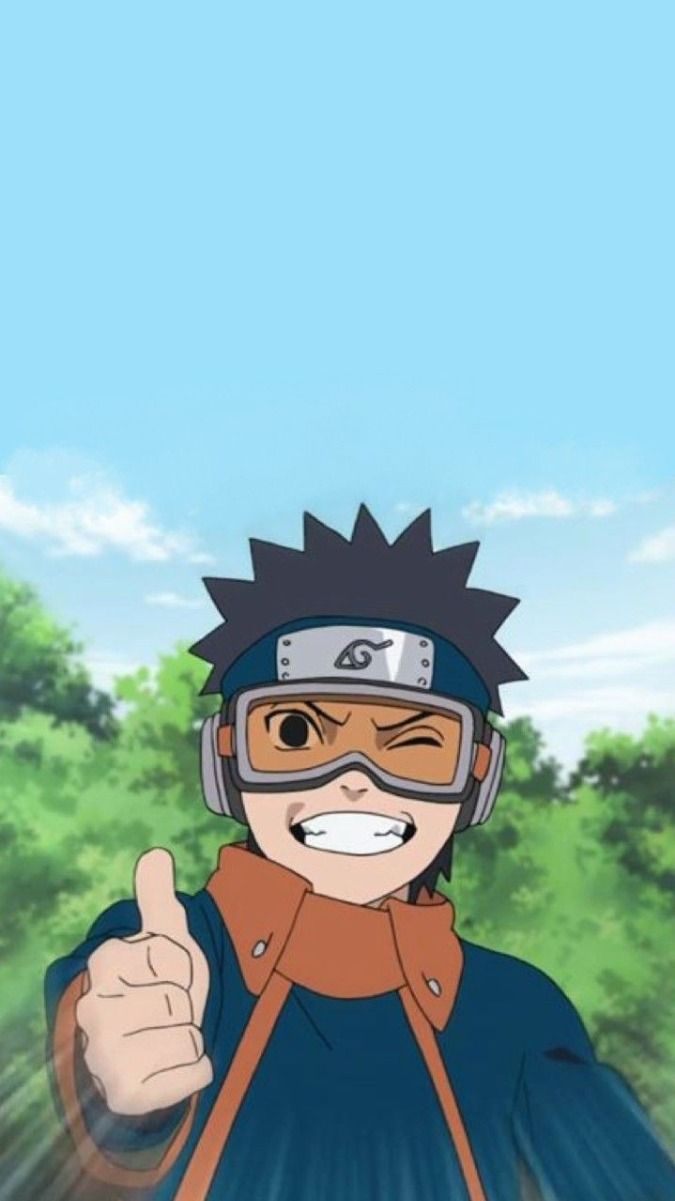 Young Obito Uchiha Smiling