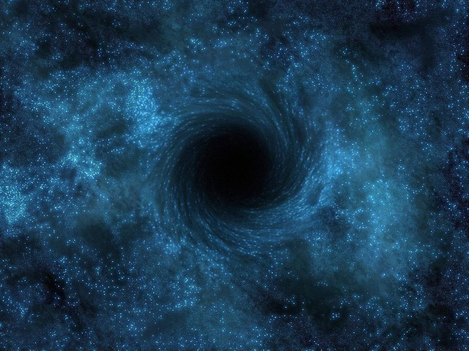 Download Light Blue Super Nova Black Hole Wallpaper