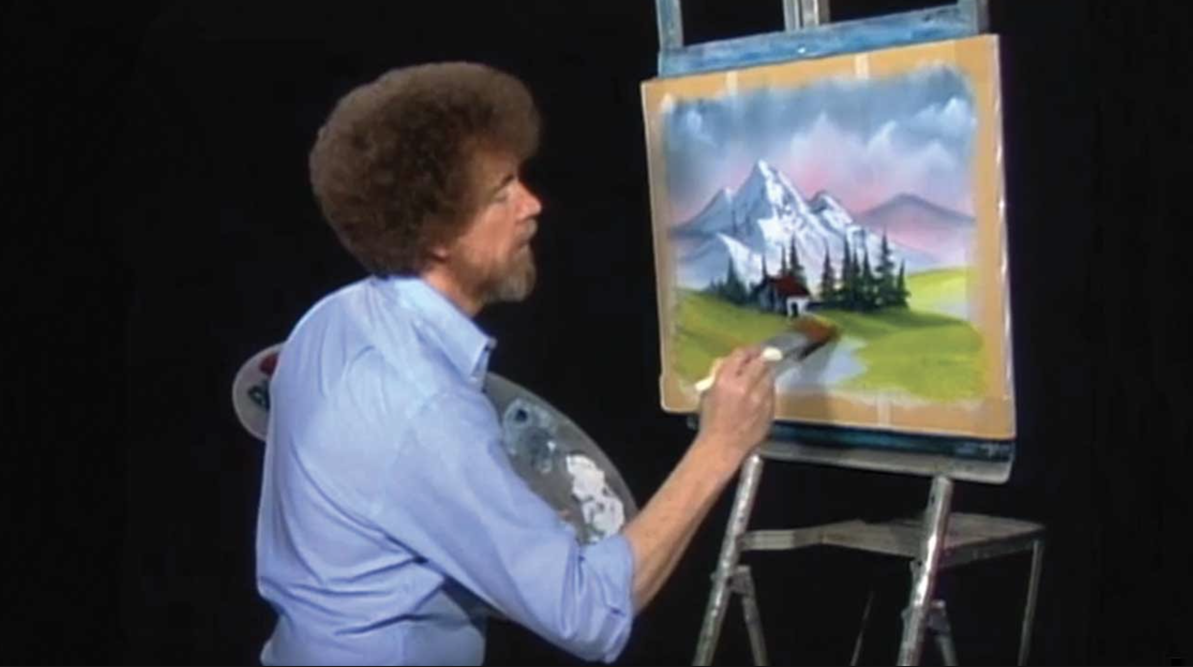 Bob Ross Paintings to Benefit Public Television in Historic Auction Public Media