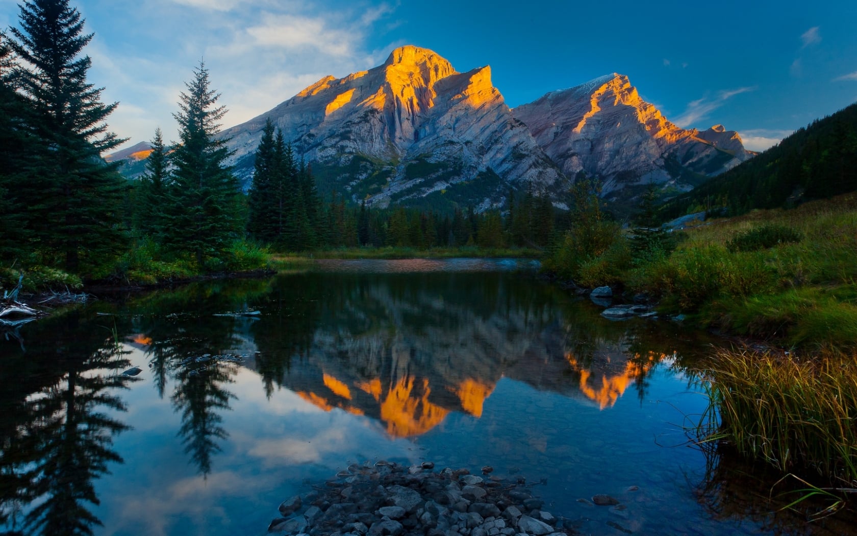 The bob ross of wallpaper [1680x1050]