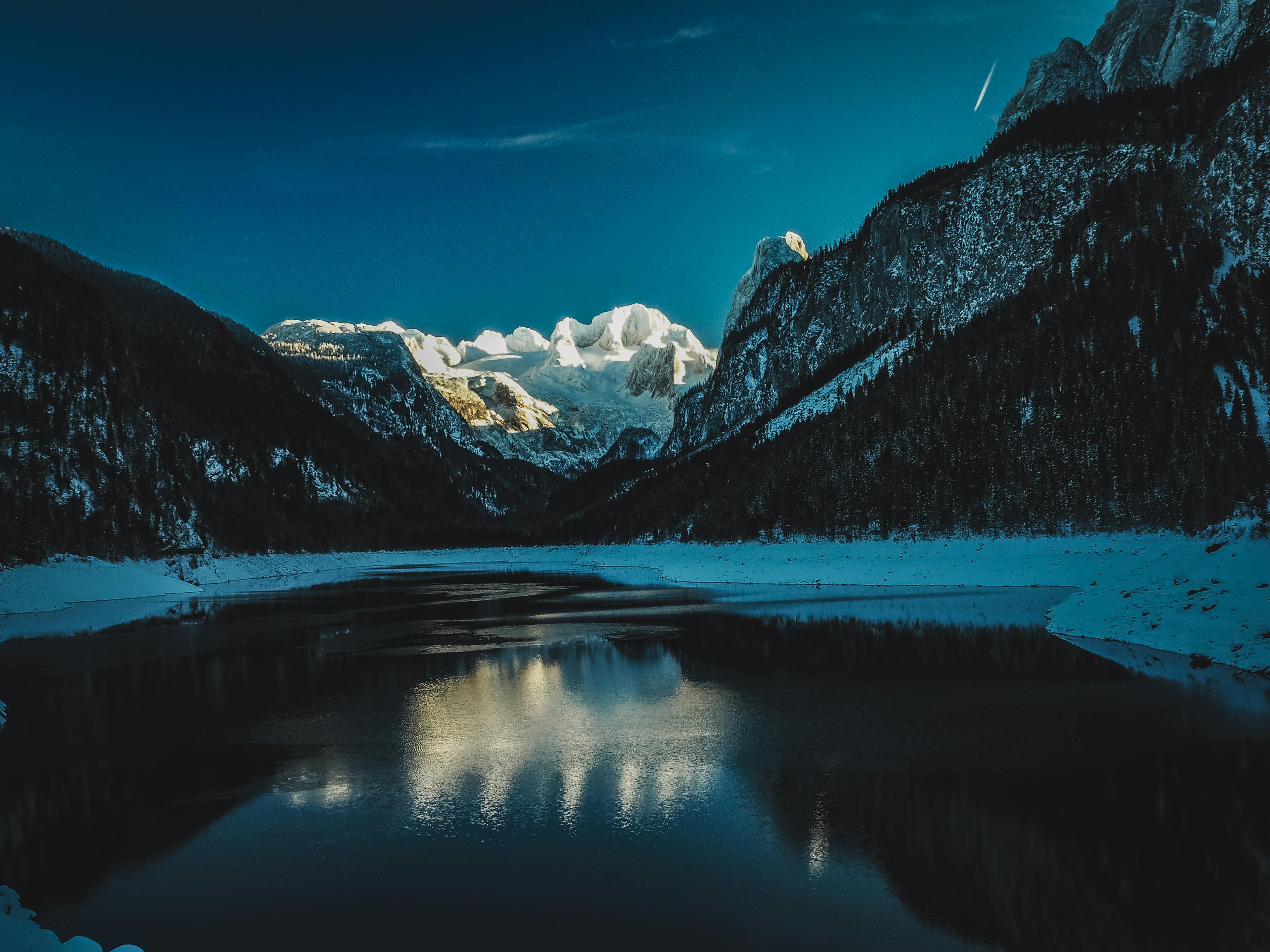 Lake in a Mountain Valley · Free