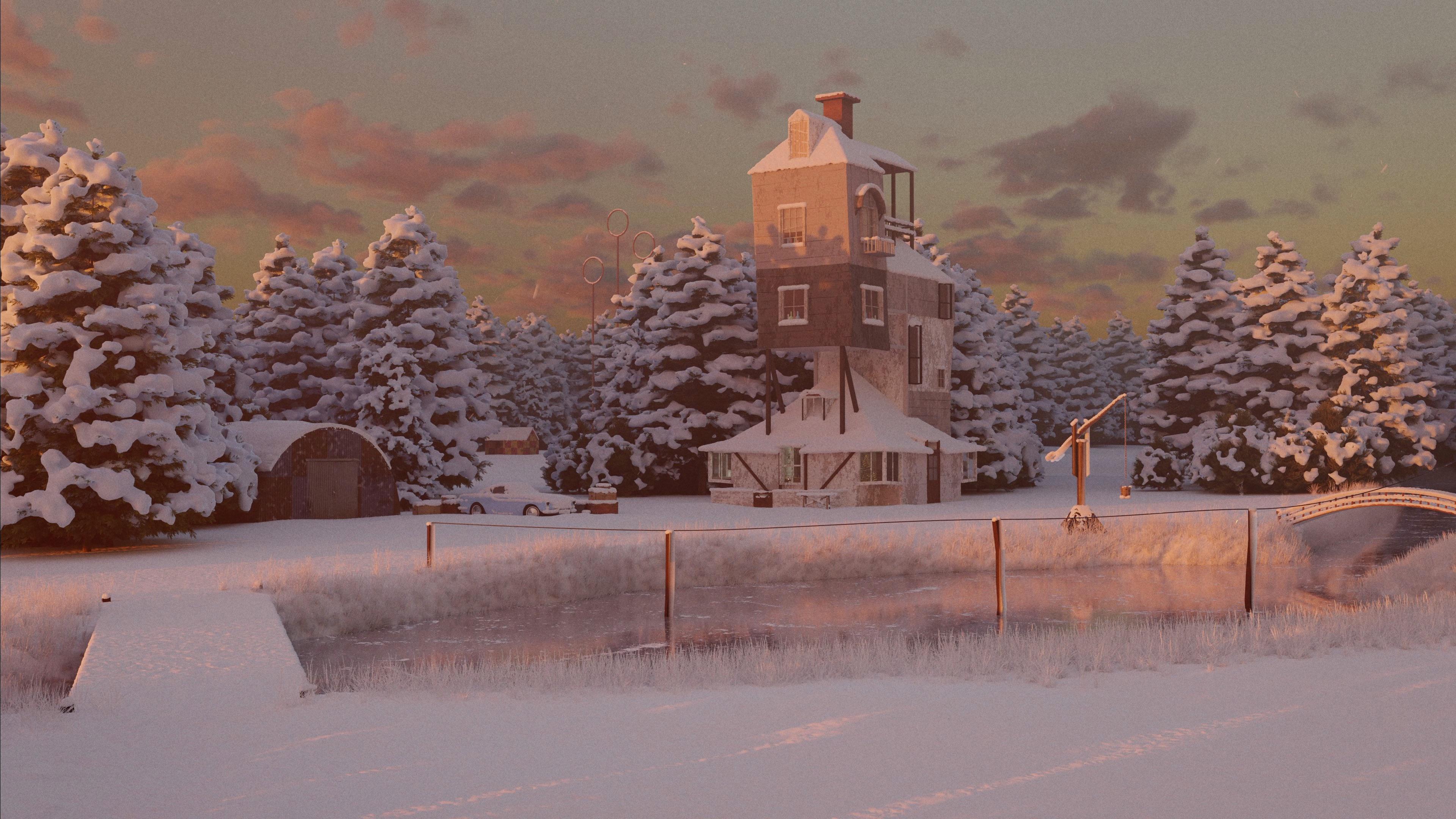 The Burrow in Winter