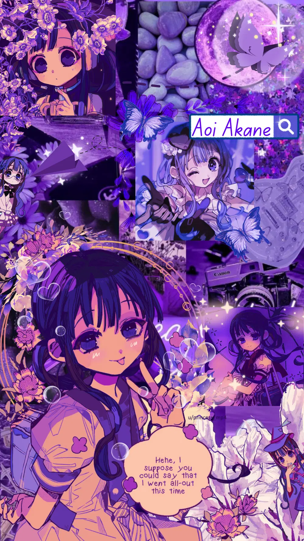 TBHK Purple Aoi Wallpaper