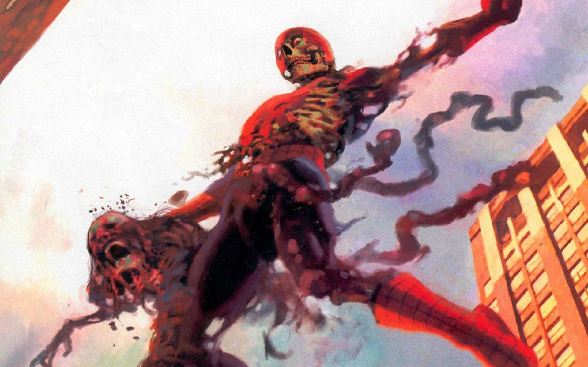Marvel Zombies Spider Man HD Comic Wallpaper